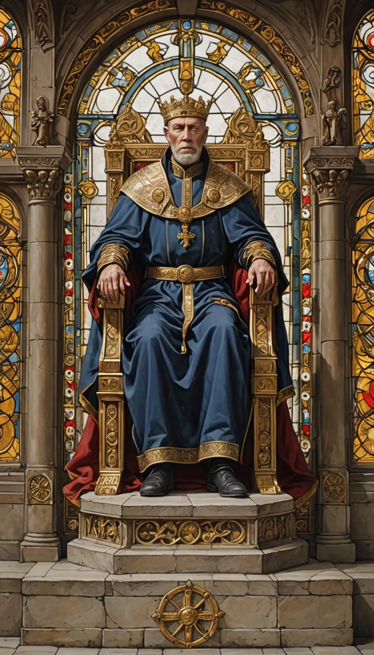 A (World Empire Emperor sitting on a majestic throne: 1.5) a...