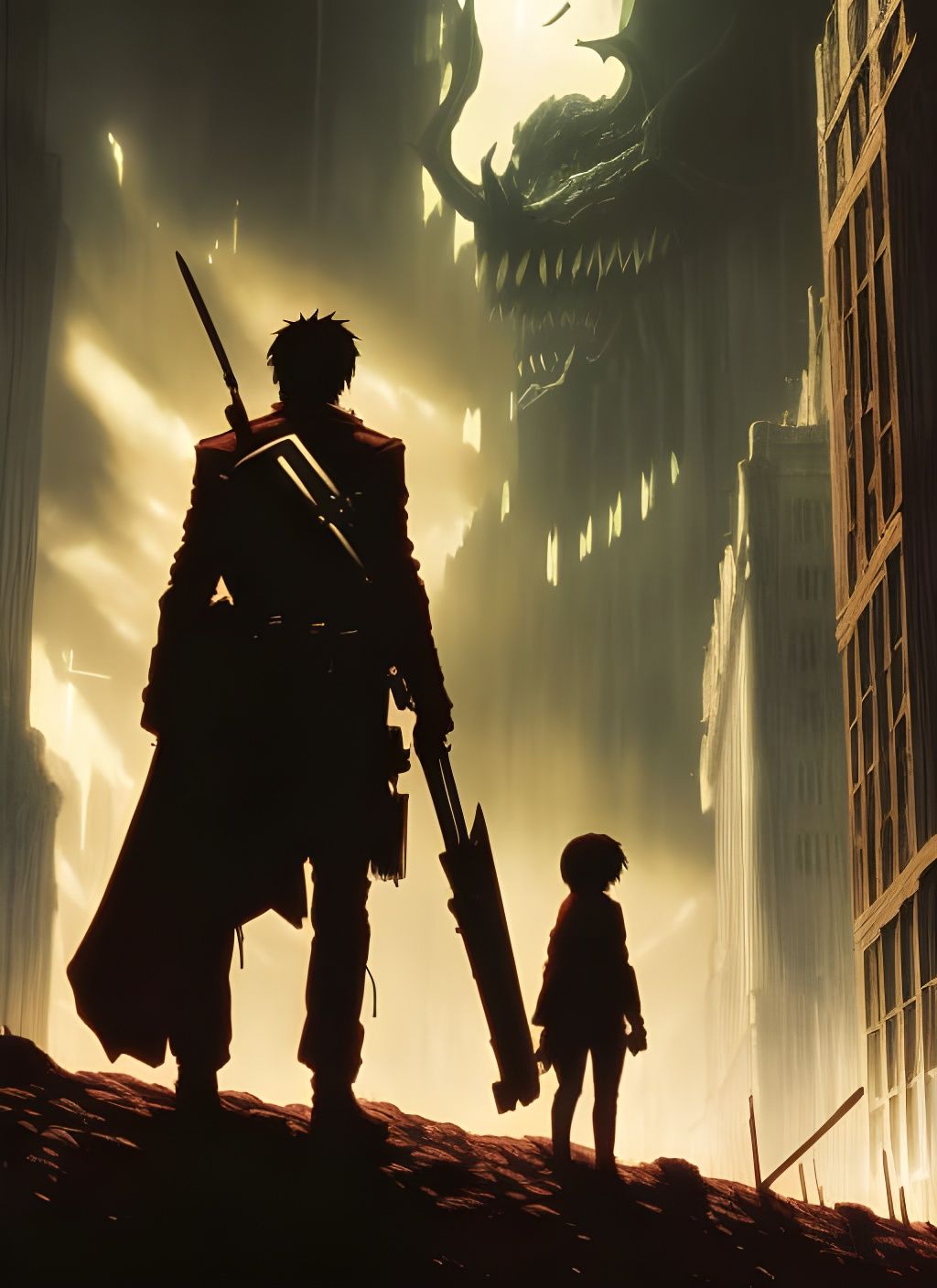 Attack on Titan: Giants in Anime Style