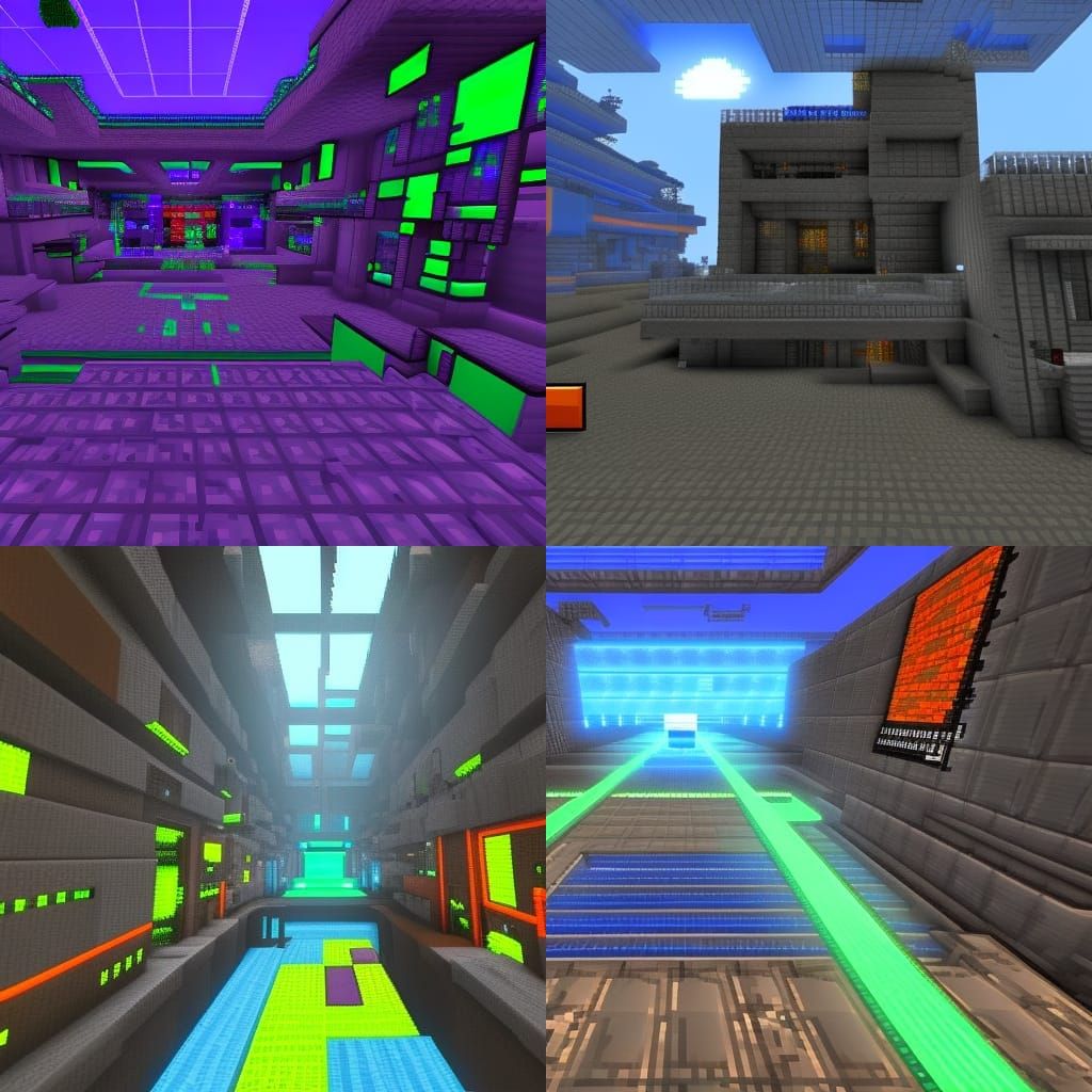 Cyberpunk Minecraft World