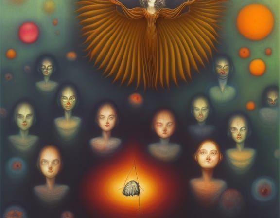 Fairytale Gathering of Geniuses in Rich Colors