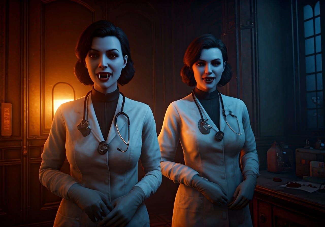 Gothic Vampires Run Blood Donation Camp in Moody, Atmospheri...