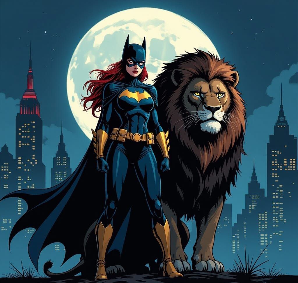 Cinematic Batgirl and Lion Alliance