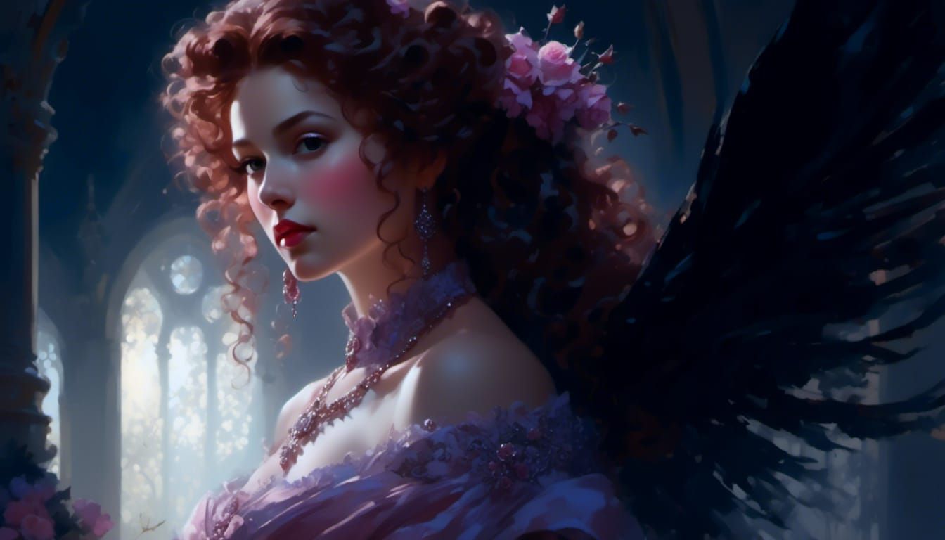 Princess Briar Rose in Rococo Style