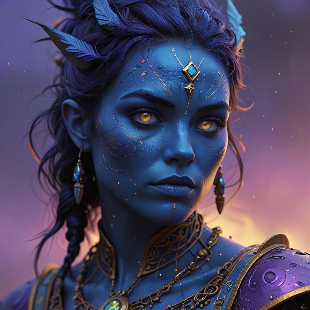 Goliath Wizardess in Ethereal Splendor