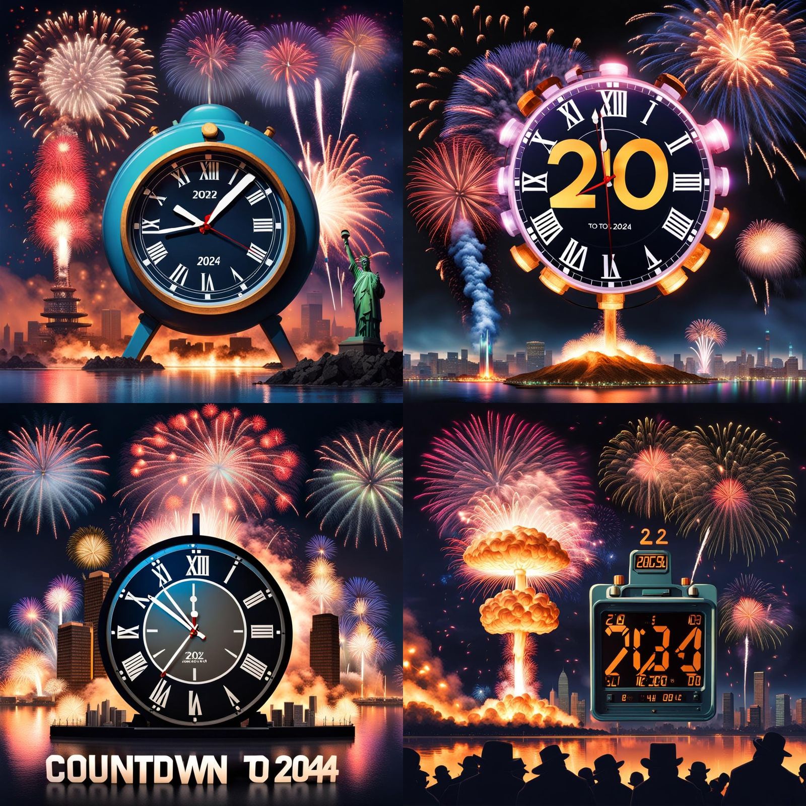 Apocalyptic 2024 New Year's Eve Celebration