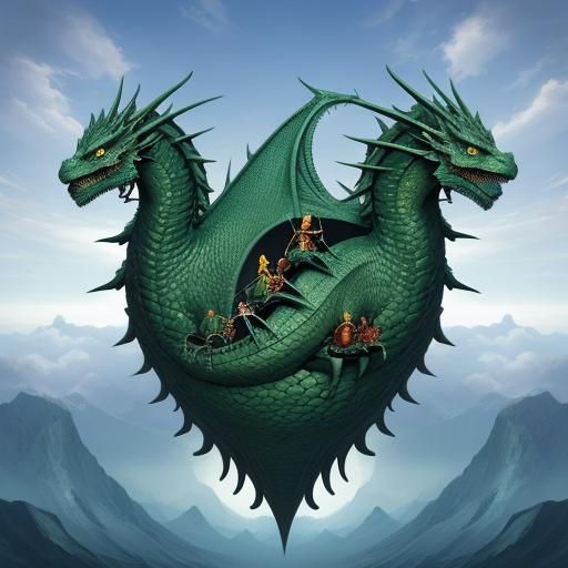 Epic Dragon Babysitters in Fantasy Setting