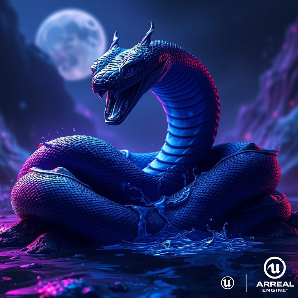 Sapphire Cobra Unveils Mystical Mountain Twilight