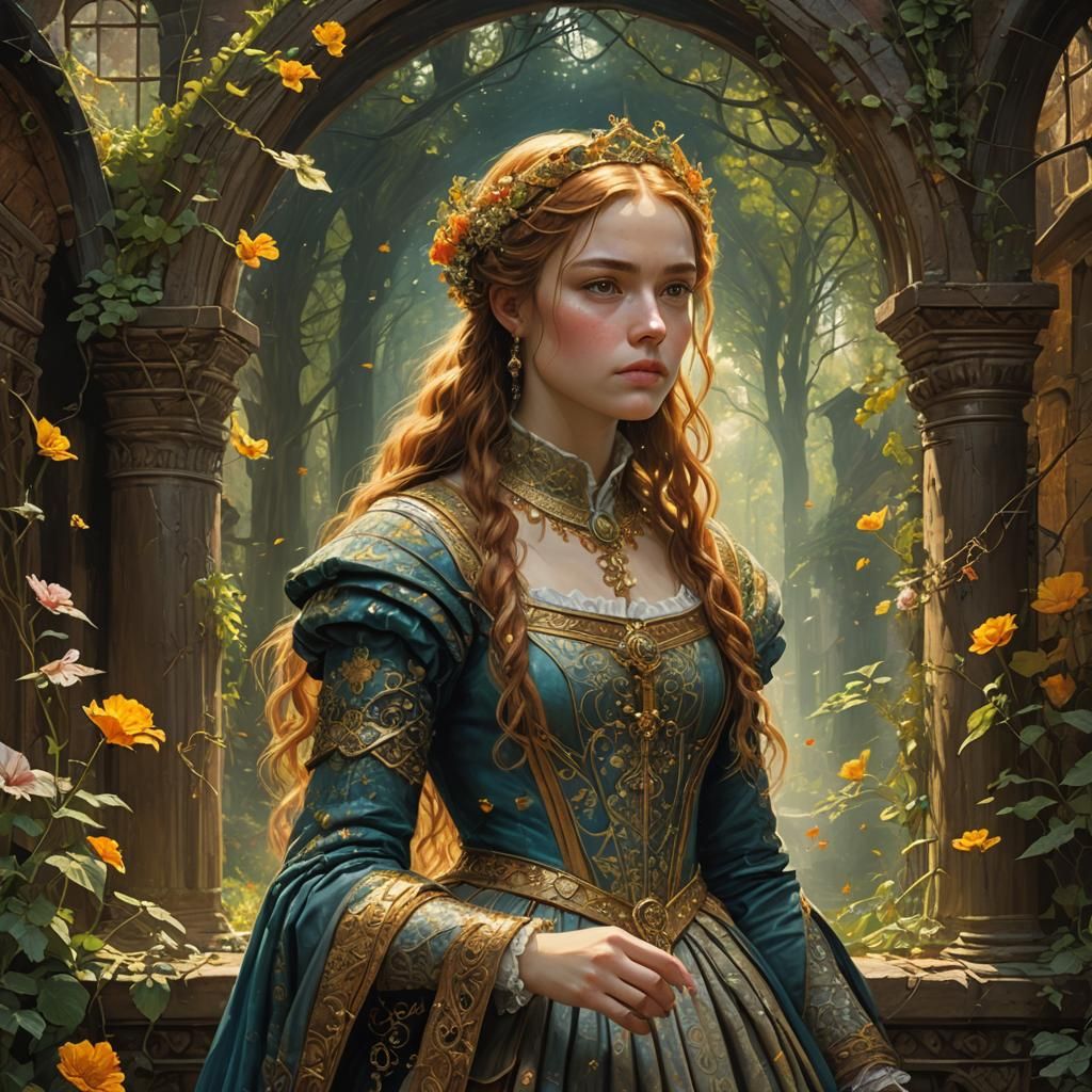 Portrait of Juliet: A Digital Art Masterpiece