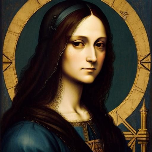 Eerie Portrait in the Style of Hitchcock