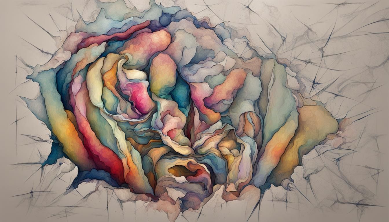 Abstract AI-Generated Art Image