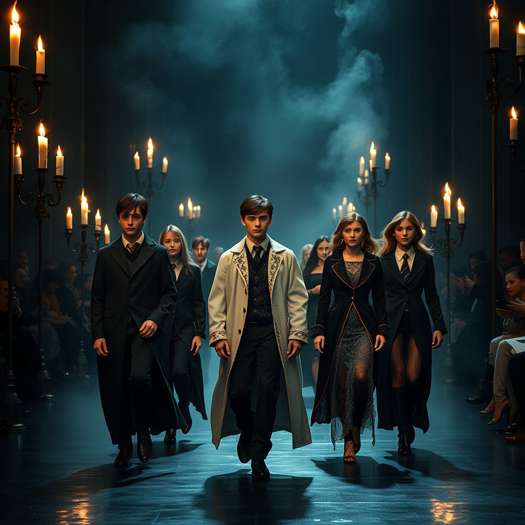 Harry Potter Cast High Fashion Runway Show