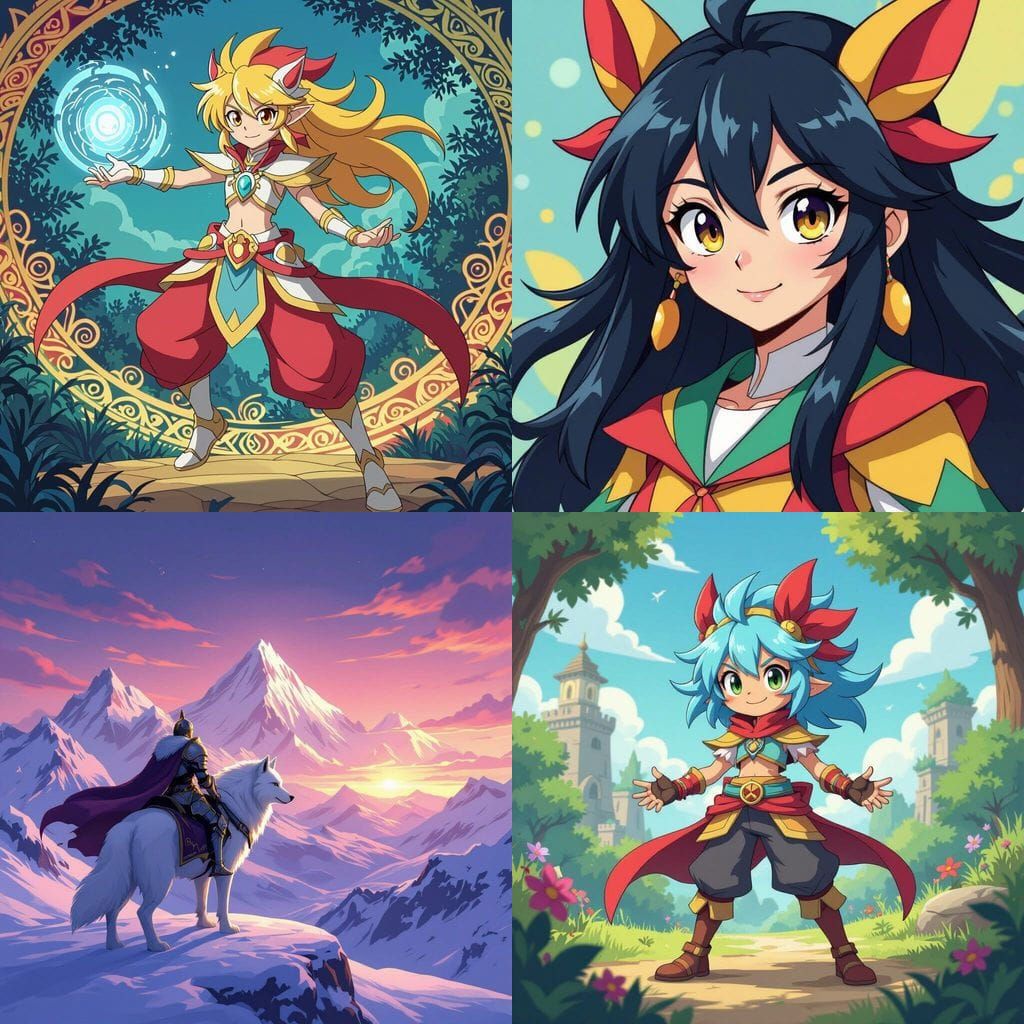 Wakfu Anime Style Character Art