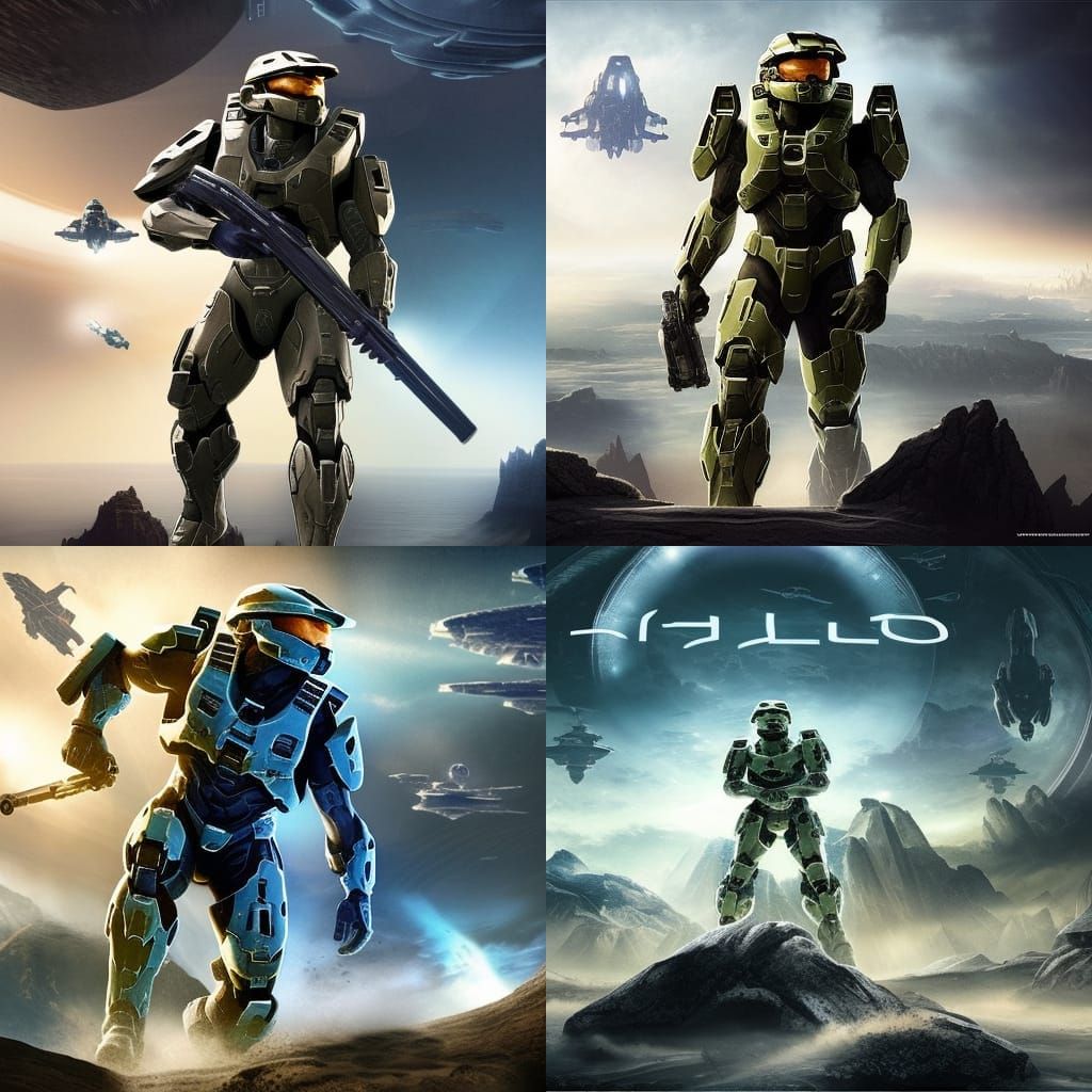 Epic Halo Theme Album Cover Art
