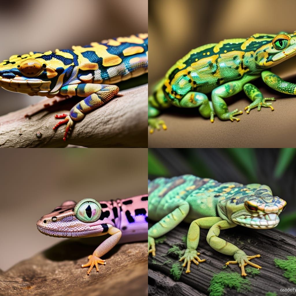 Pearl Lizard Hybrid in Sharp Focus