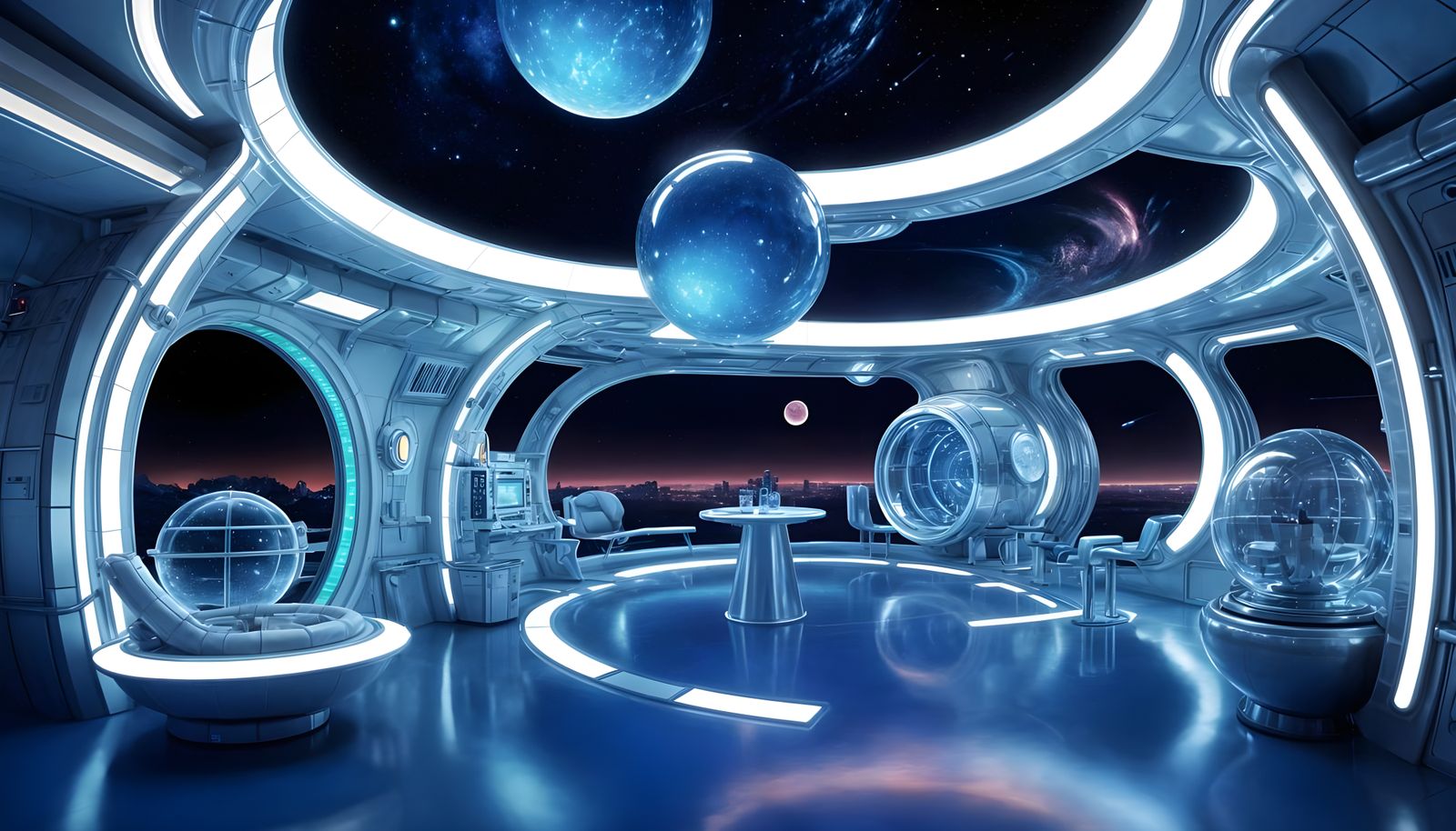 A Retro-Futuristic Space Station (Continued)