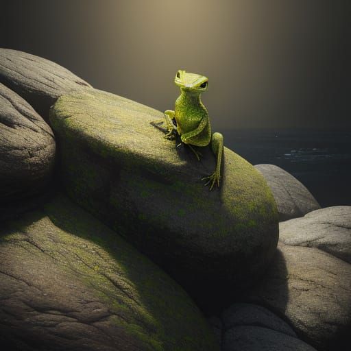 Glowing Scintisprout in Hyper-Realistic Digital Art