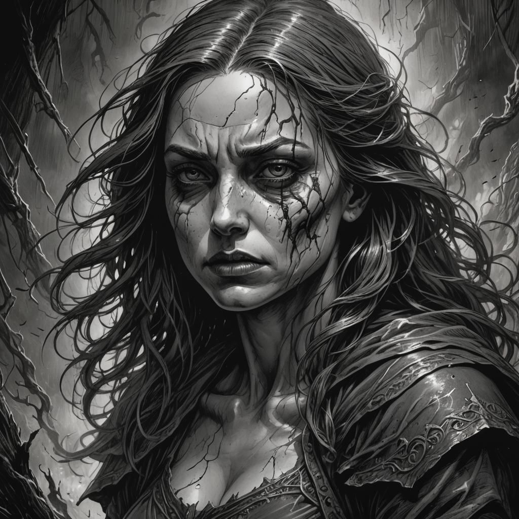 Dark Fantasy: Woman's Fear and Hopelessness