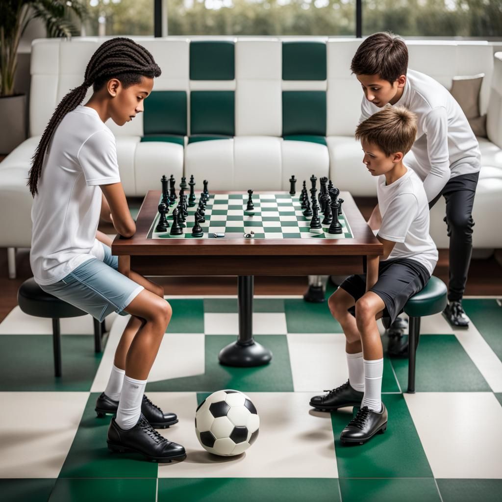 Soccer Game on a Chessboard