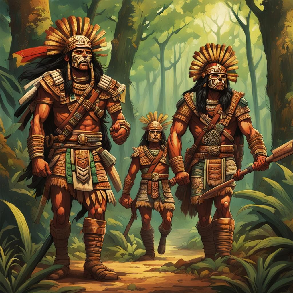 Aztec Weretigers in the Woods