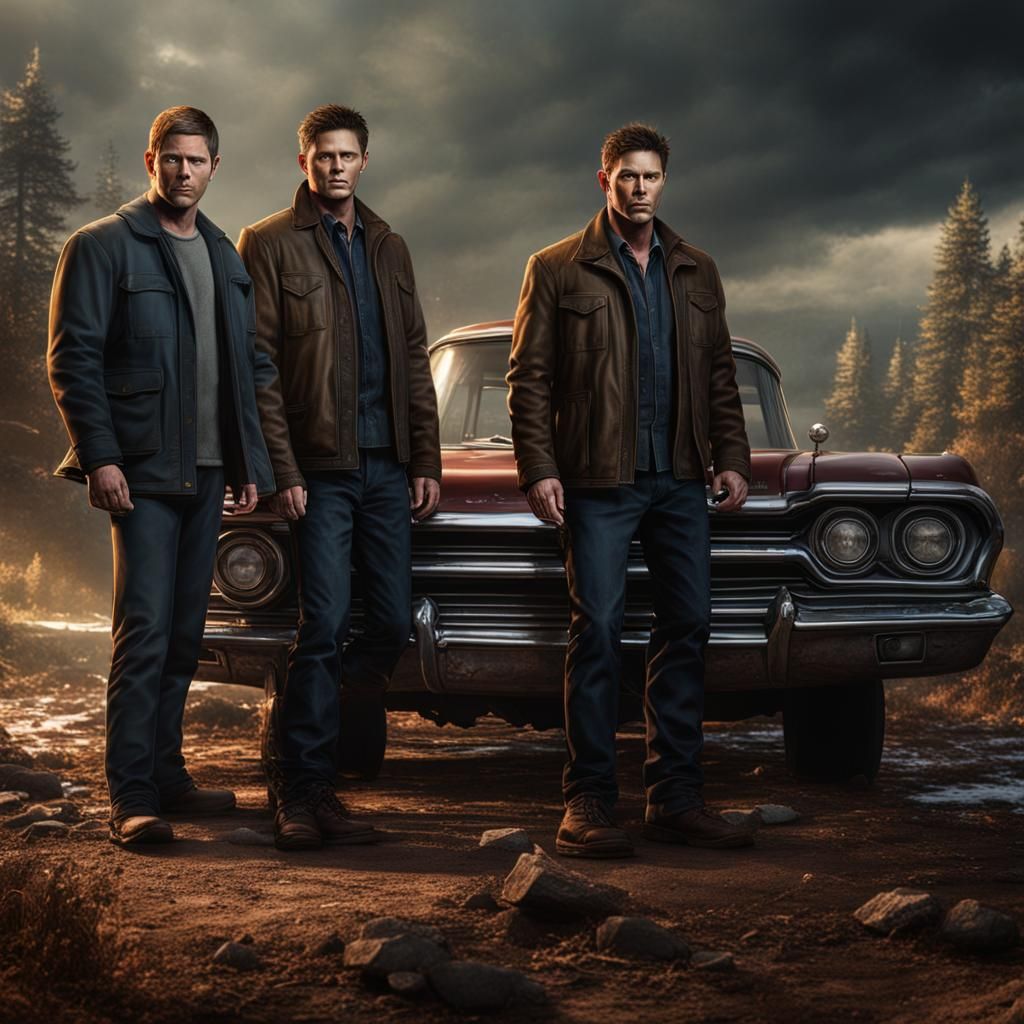 The Winchester Brothers: Detailed Matte Painting