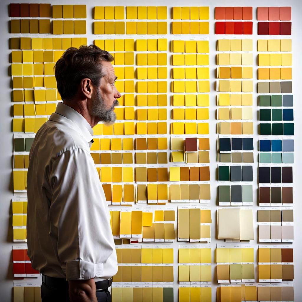 Man Searches for Perfect Yellow Paint Match