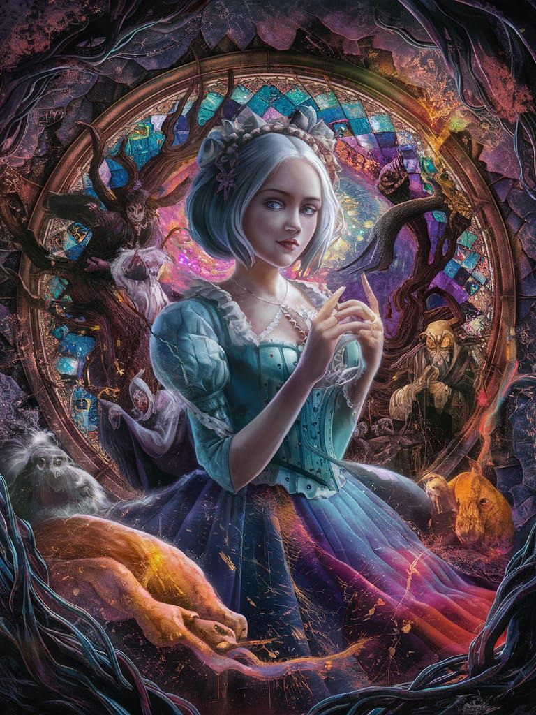 Sleepy Hollow Heroine in Dark Fairytale Style