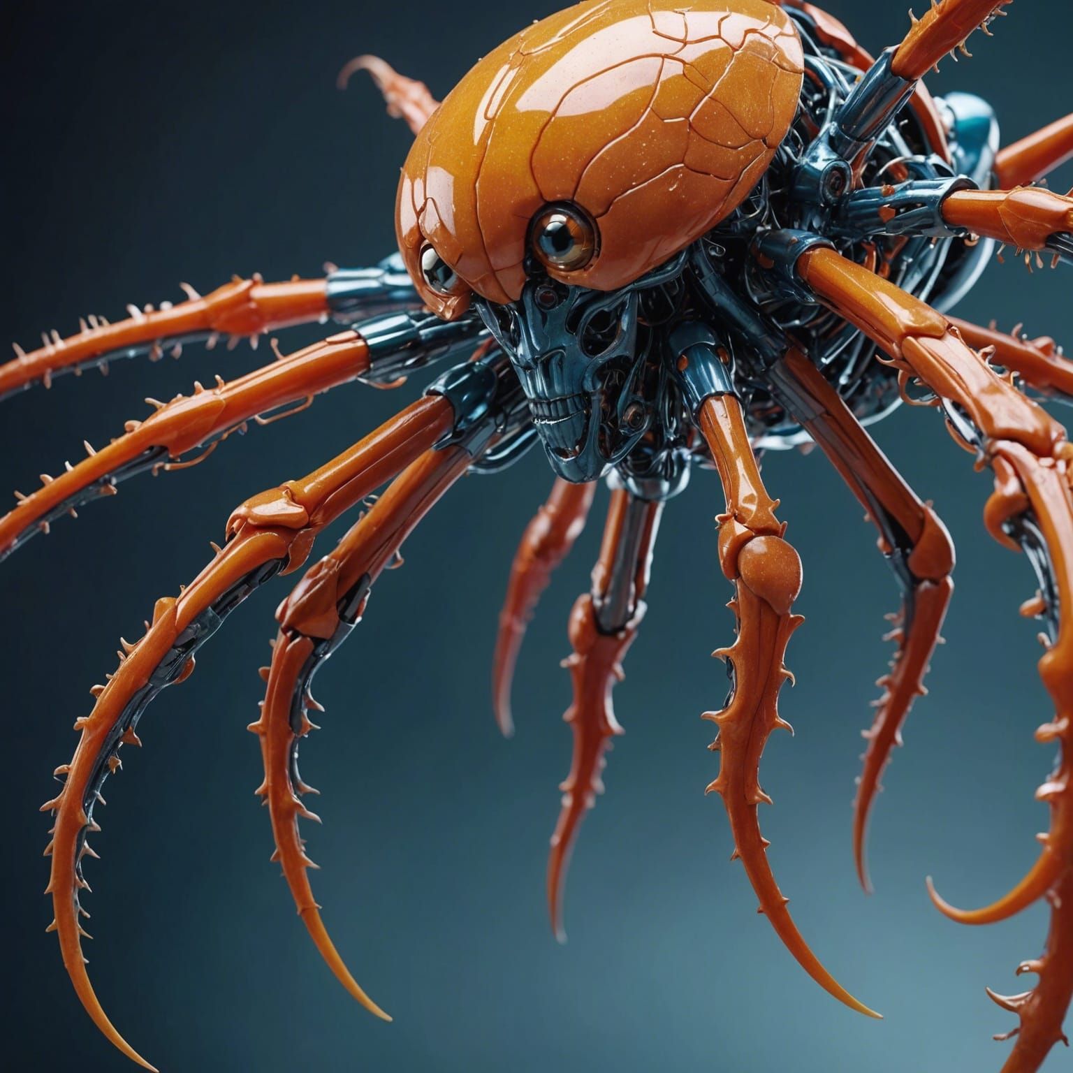 Macro photography of a nanobot