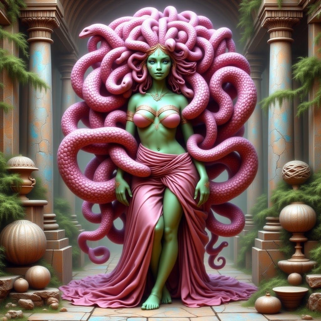 Medusa's Plump Snakes