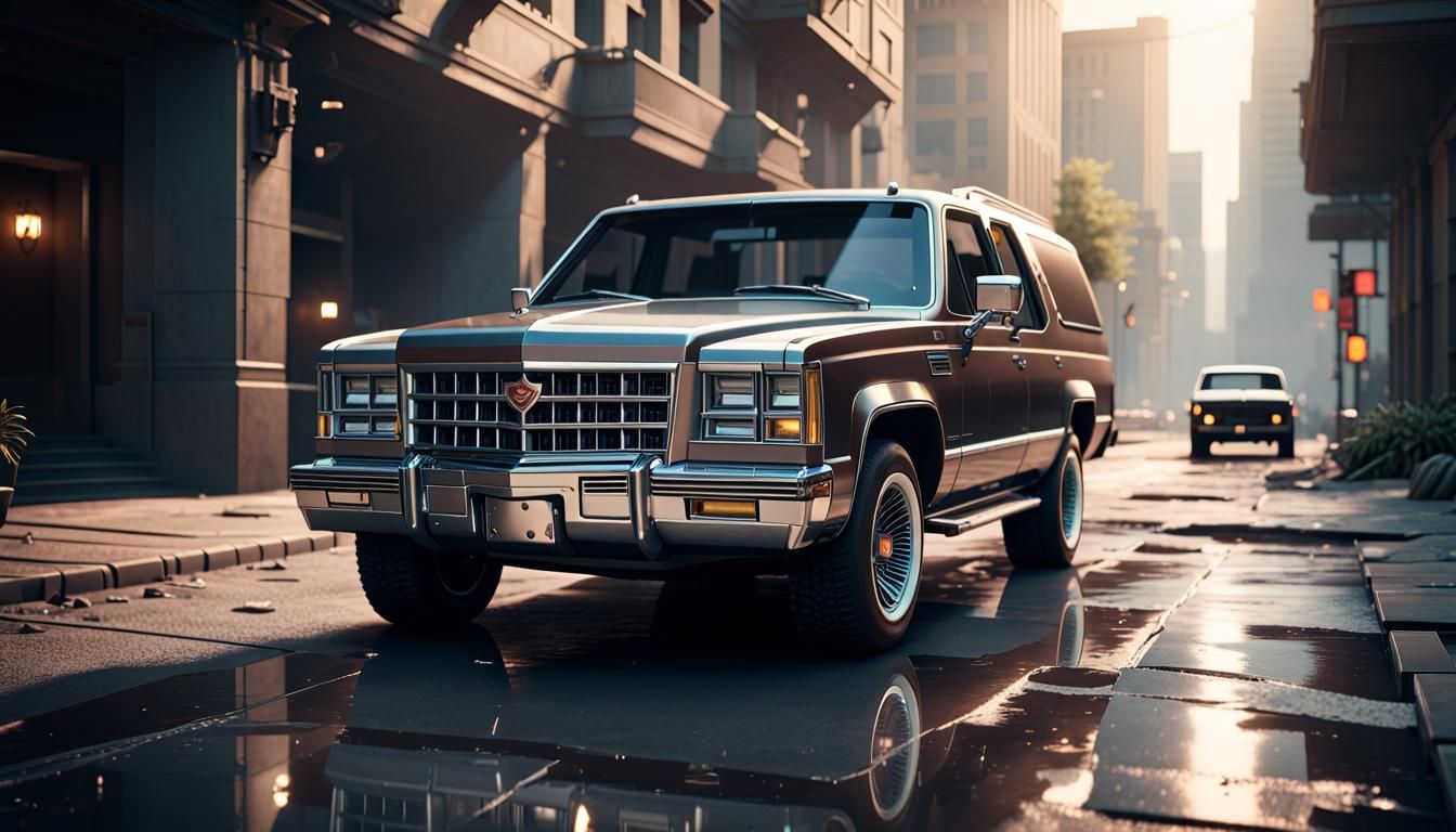 1985 Cadillac Escalade in 3D Game Style