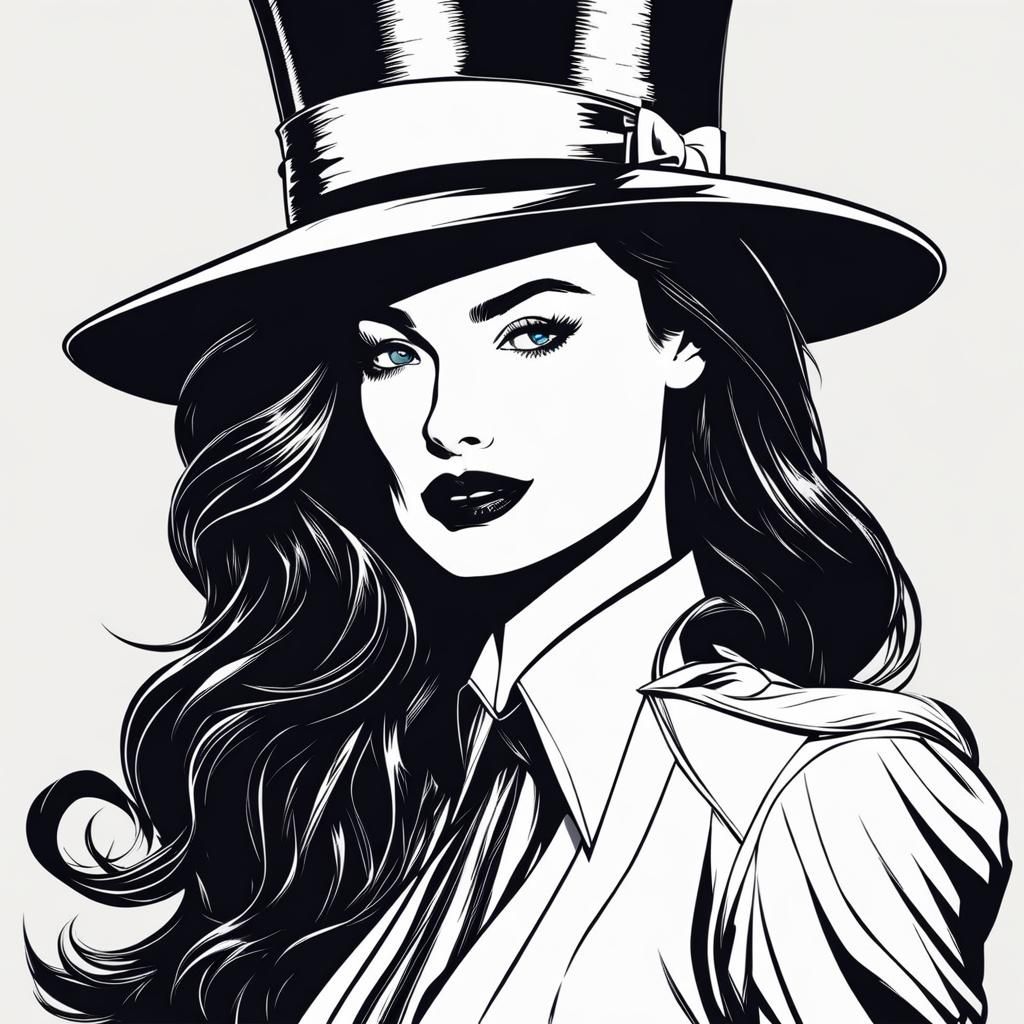 Crystal Reed as Zatanna Zatara Portrait