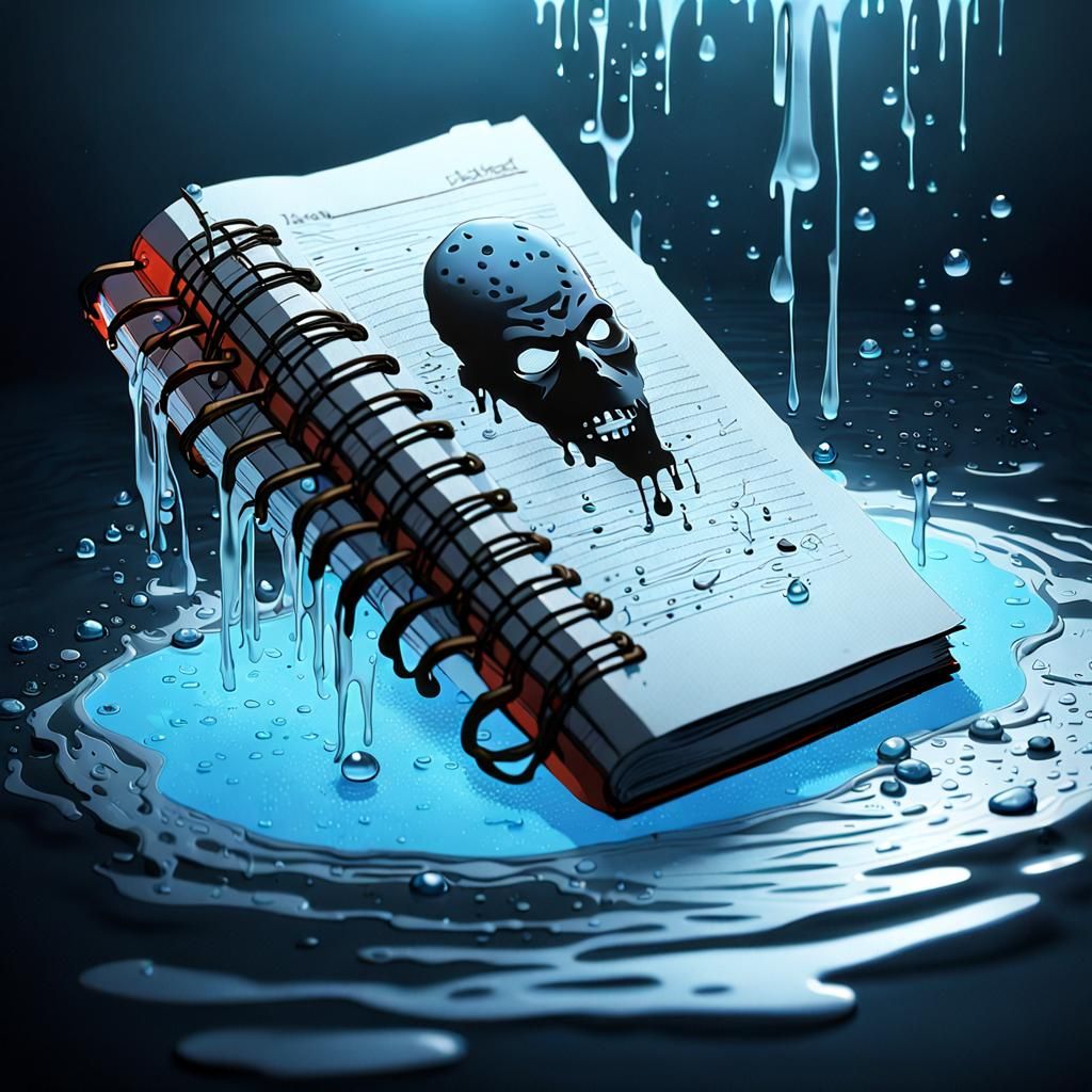 Eerie 3D Render: Jason Voorhees Submerged in Diary
