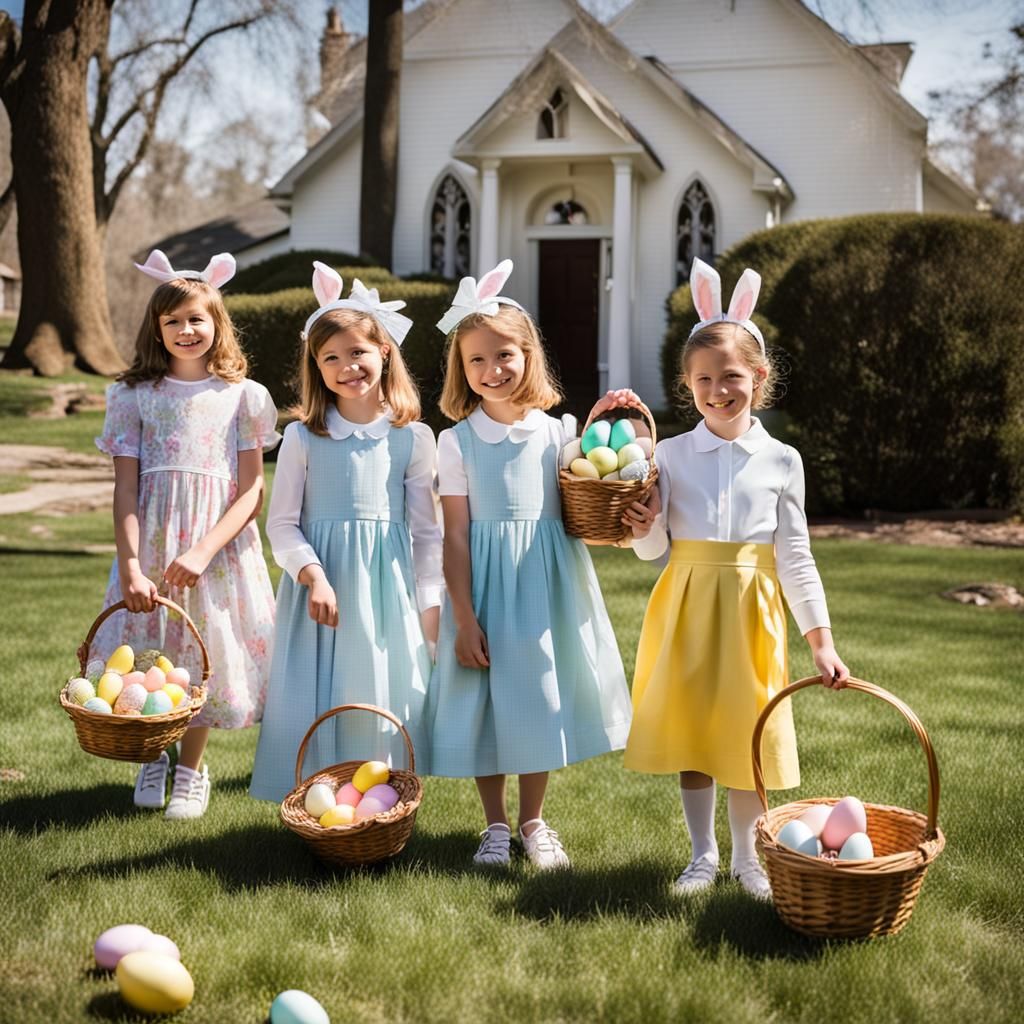 Children's Easter Egg Hunt in Church Garden