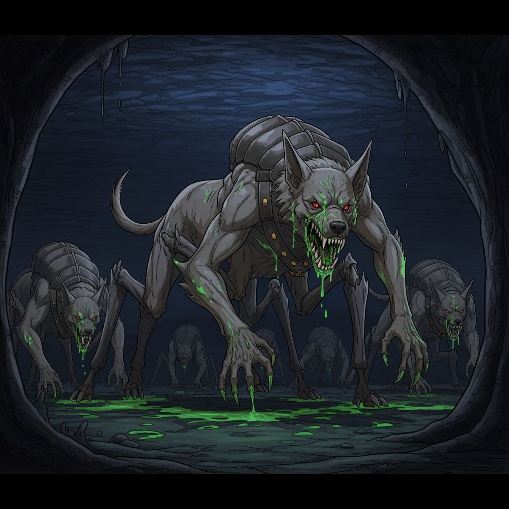 Cademtrolls: Demon-Arthropod Hybrids in Dark Underground Col...