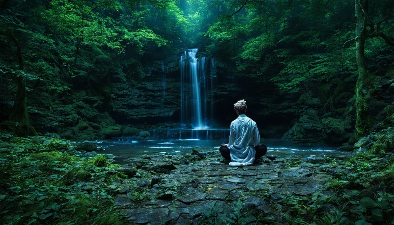 Abstract Sacred Soul: A Spiritual Concept