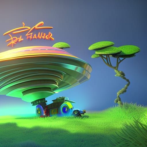 Hamster in Pixar Style 3D Digital Art