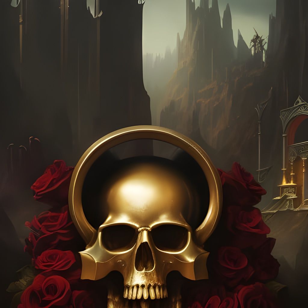 Fantastical Skull Art in Deep Color