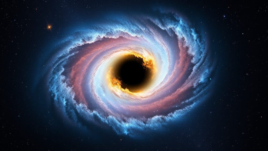 Serene Planetary Landscape with Celestial Focus