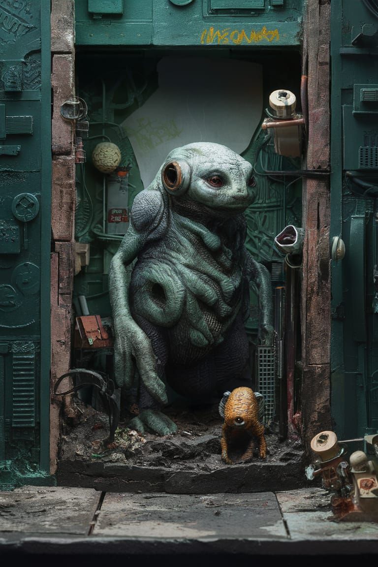 Miniature Mesonoxian City Suffering from Urban Angst and Osc...