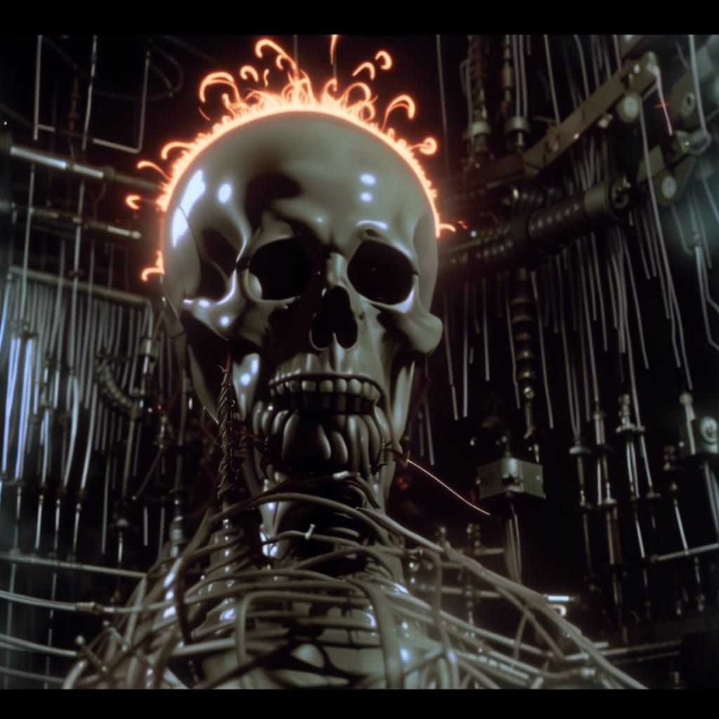 Biomechanical Tesla Coil from Lost Sci-Fi Movie
