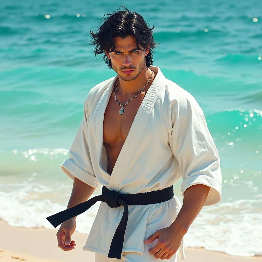 "The Legend of the Aqua-Eyed Karateka"