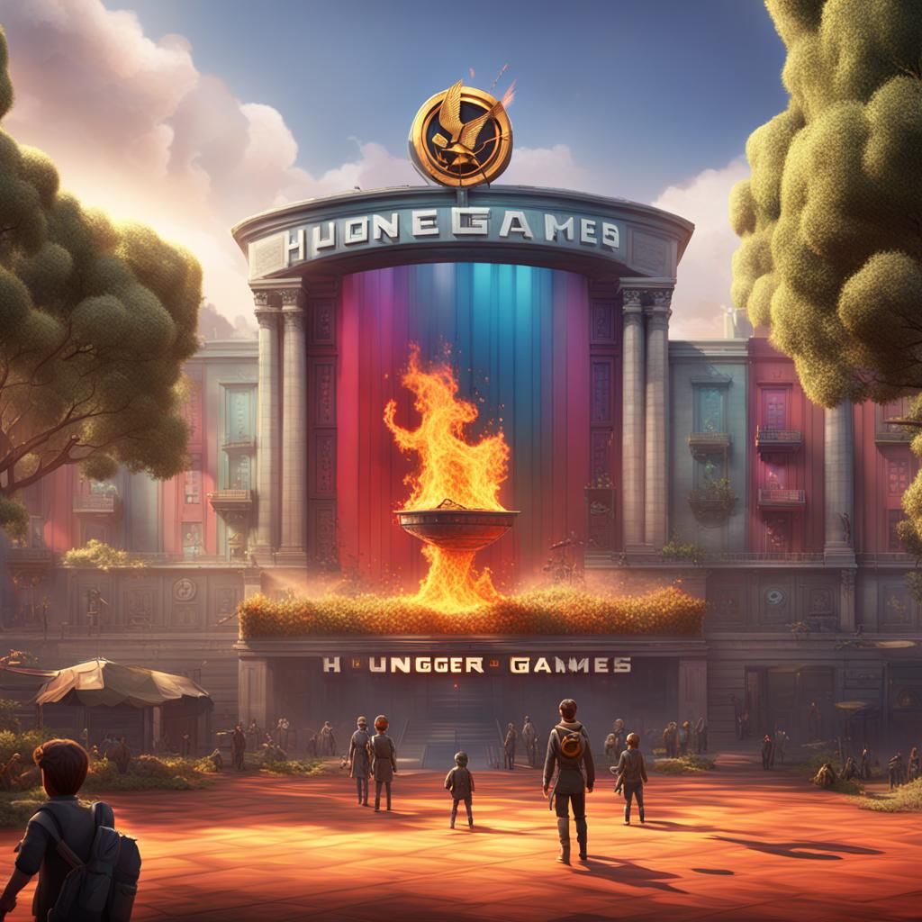 Hunger Games Reimagined as 3D Digital Art