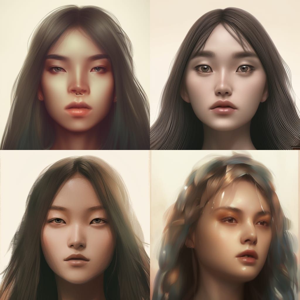 South Africa and South Korea Women Portrait