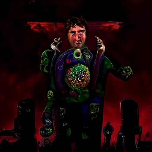 Zombie Universe: Psychedelic Sci-Fi Horror in Vibrant Colors