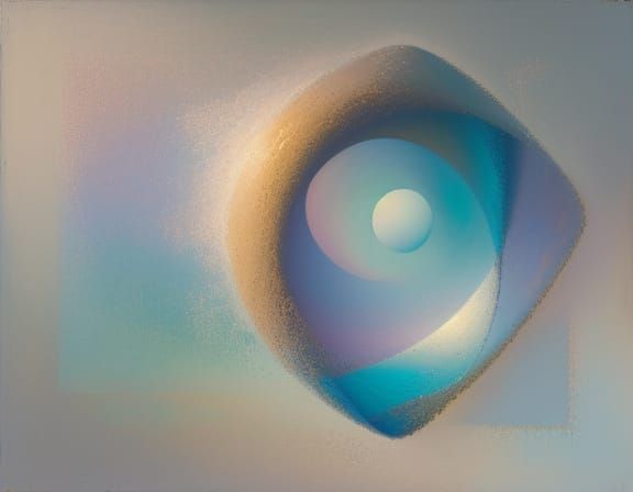 Surreal Philosophical Concepts in Impressionist Oil Painting