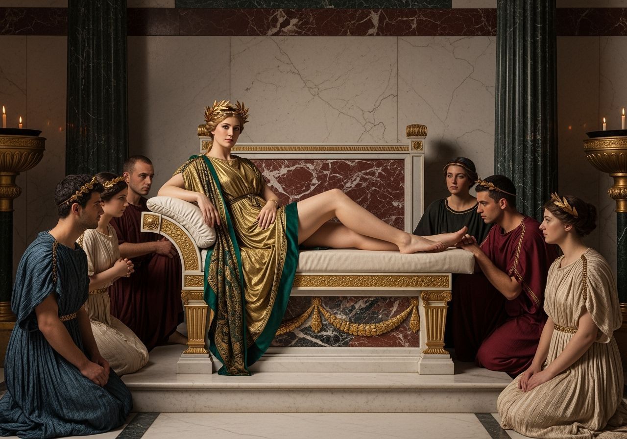 Empress Messalina Lounging in Her Palace