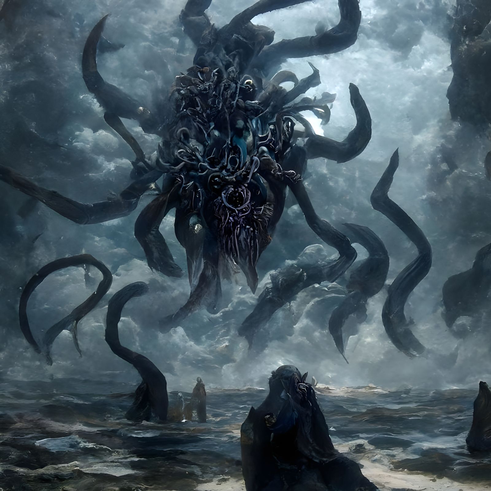 Titanic Elder God Emerges from the Deep