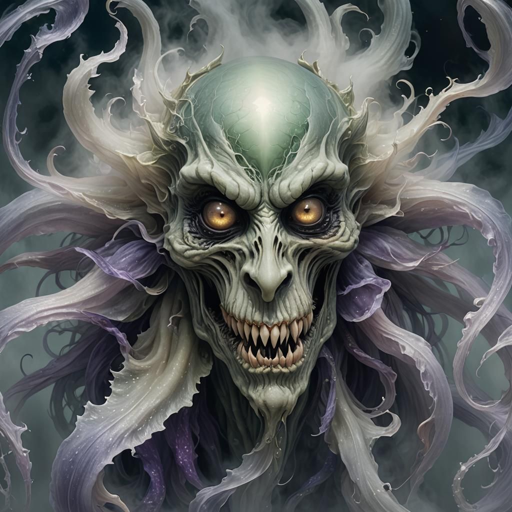 Pixie Warrior in Mythical City, Digital Art