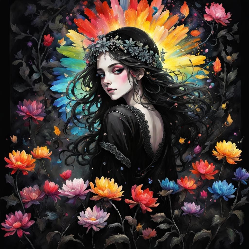 Colorful Visions Emerge from Darkness