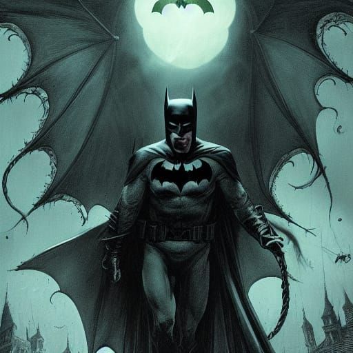 Batman Cthulhu Halloween Horror Fusion