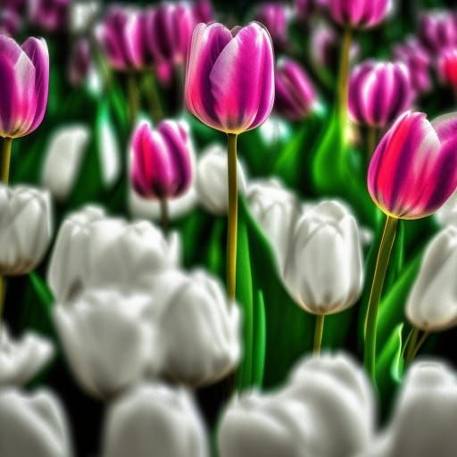 Hyperrealistic Tulips in High Definition